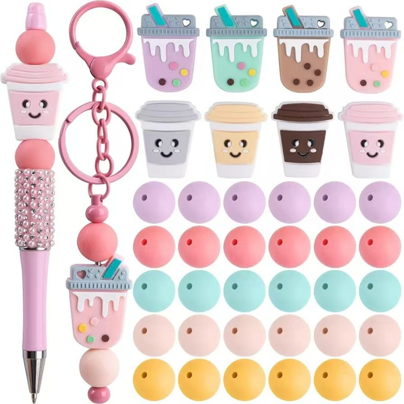 Mixing Cup Silicone - 48 Pcs Set Manik-Manik Silikon Cangkir
