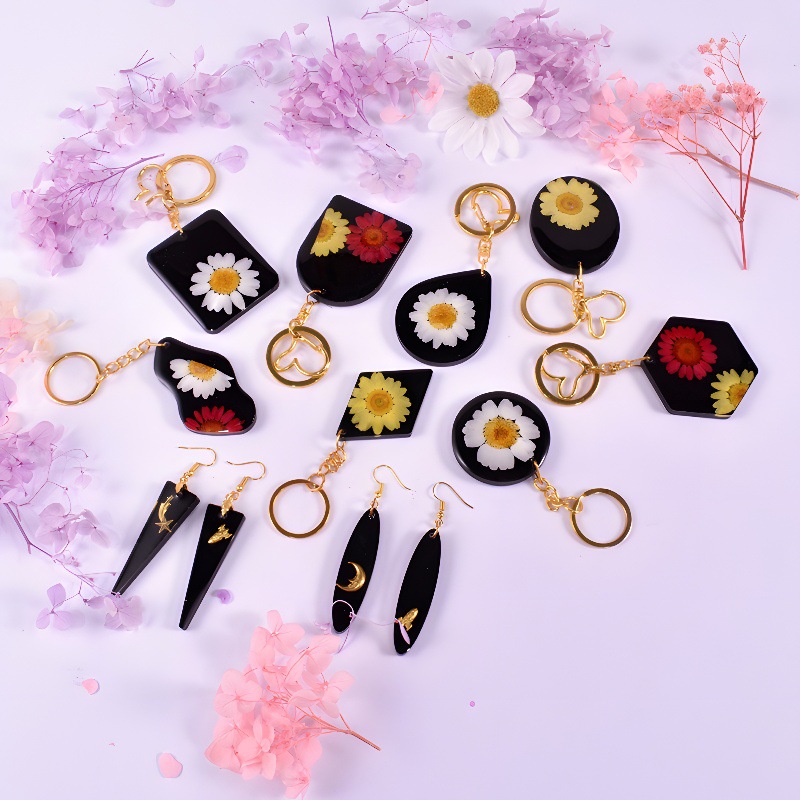 Anting Liontin Silikon Cetakan - Resin Jewelry Kit ulasan dan harga