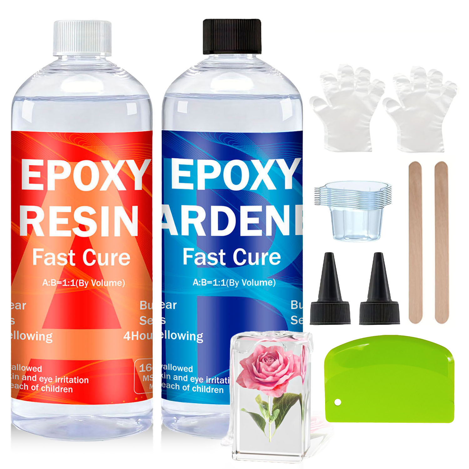 Kit Resin Epoksi Bening 8oz/16 - Resin Jewelry Kit ulasan dan harga