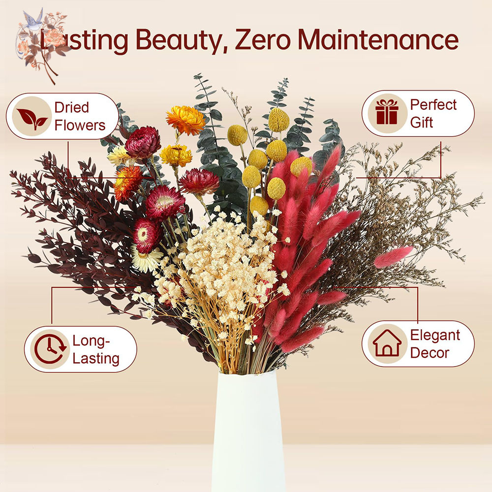 Set Bunga Kering dalam Jumlah  - Dried Flower Bulk ulasan dan harga
