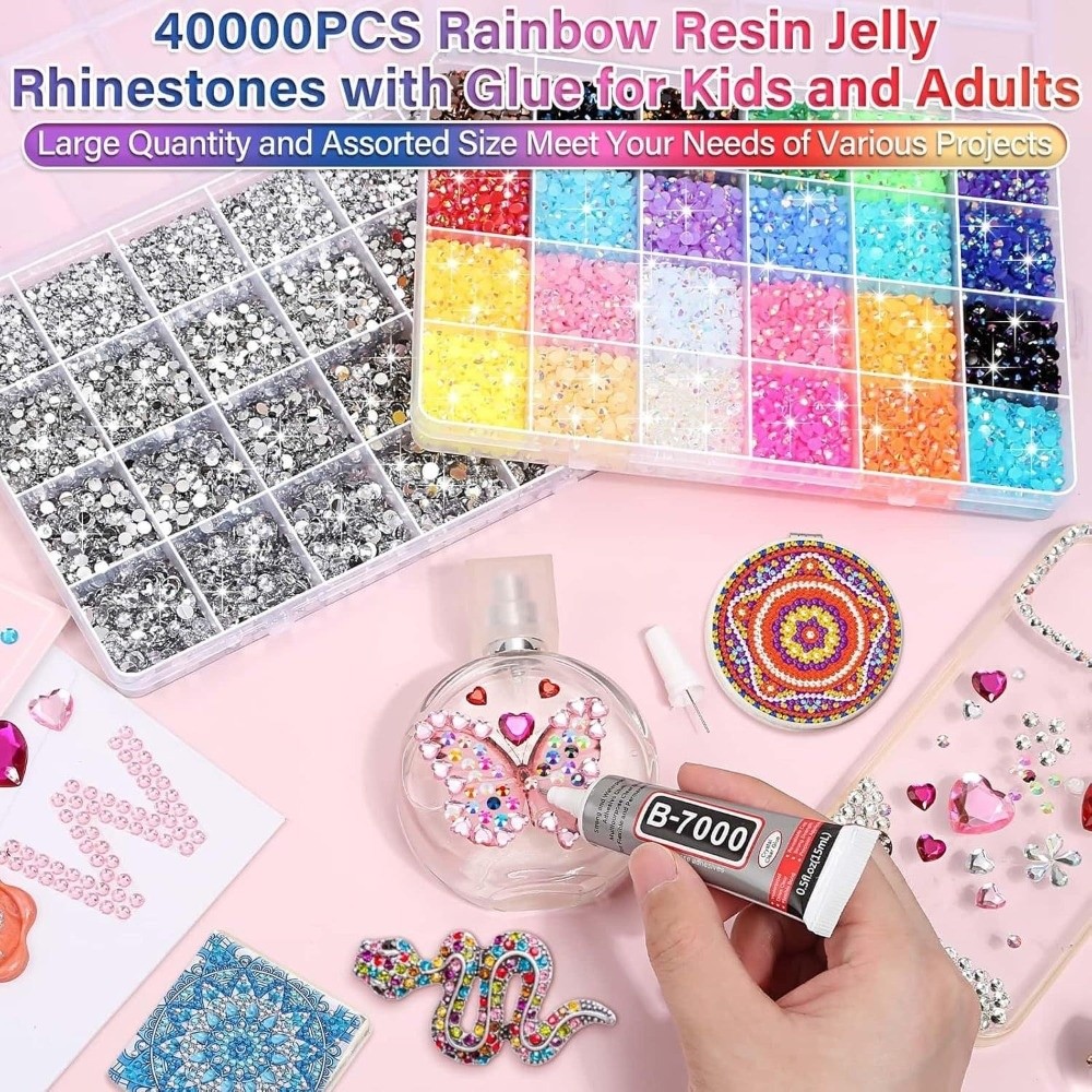 Kit Rhinestone Resin Multiwarn - Resin Jewelry Kit ulasan dan harga