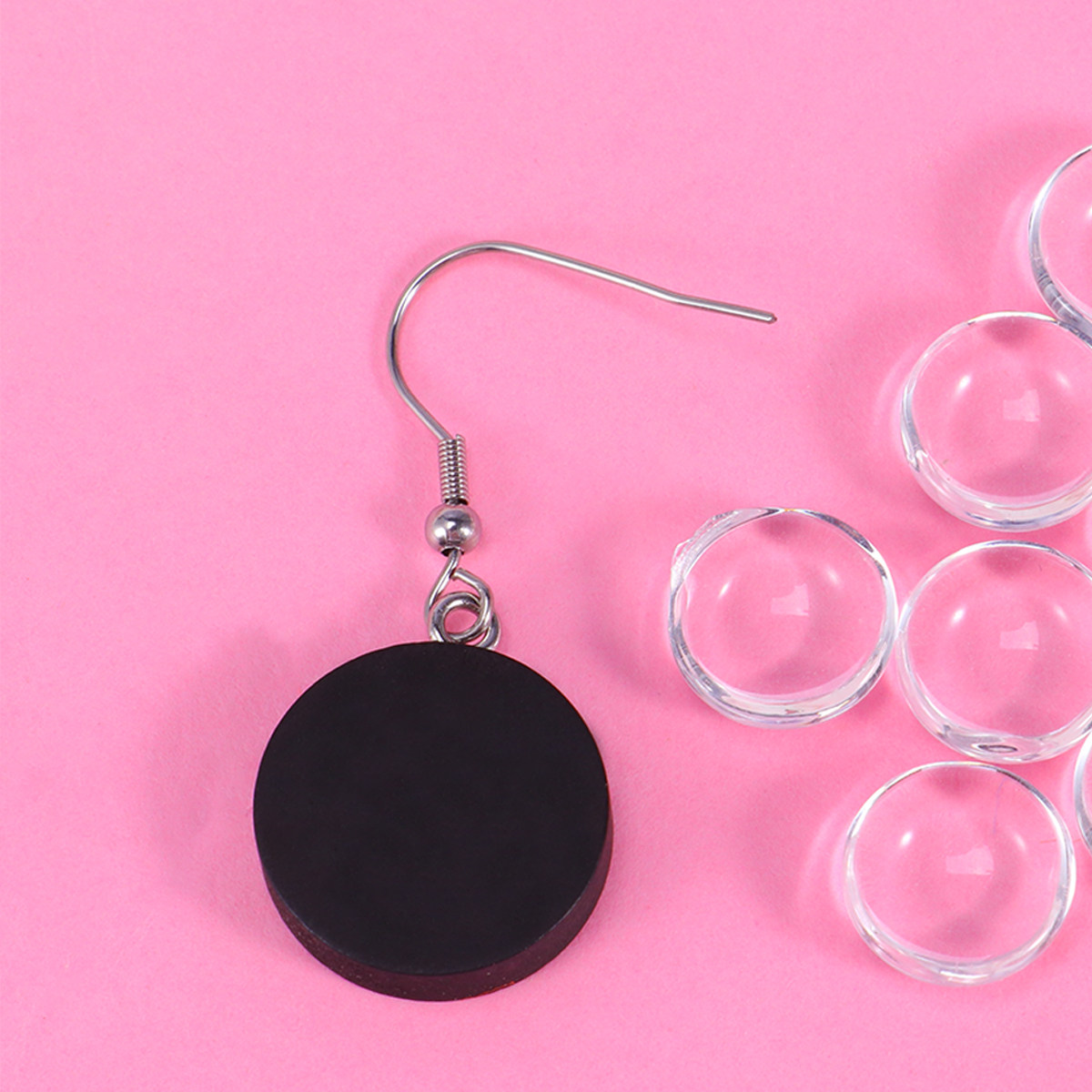 40 buah Aksesori Anting, Baki  - Bezels Set Pendant ulasan dan harga