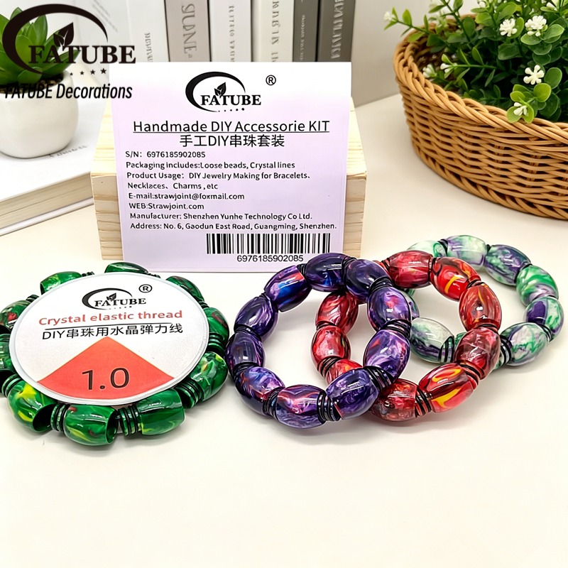 FATUBE Resin Loose Beads Oil P - Resin Jewelry Kit ulasan dan harga