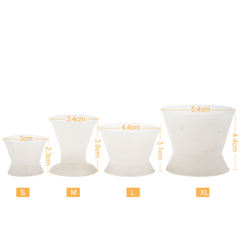 4 buah Bahan gigi cangkir penc - Mixing Cup Silicone ulasan dan harga