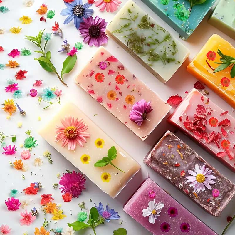 Bunga warna-warni campuran unt - Resin Craft Ideas ulasan dan harga