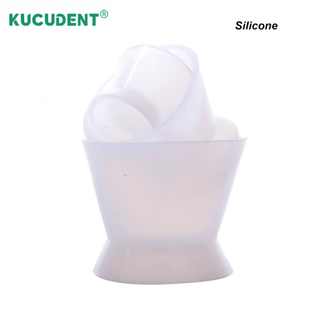 4Pcs/Set Mangkuk Silikon Gigi  - Mixing Cup Silicone ulasan dan harga