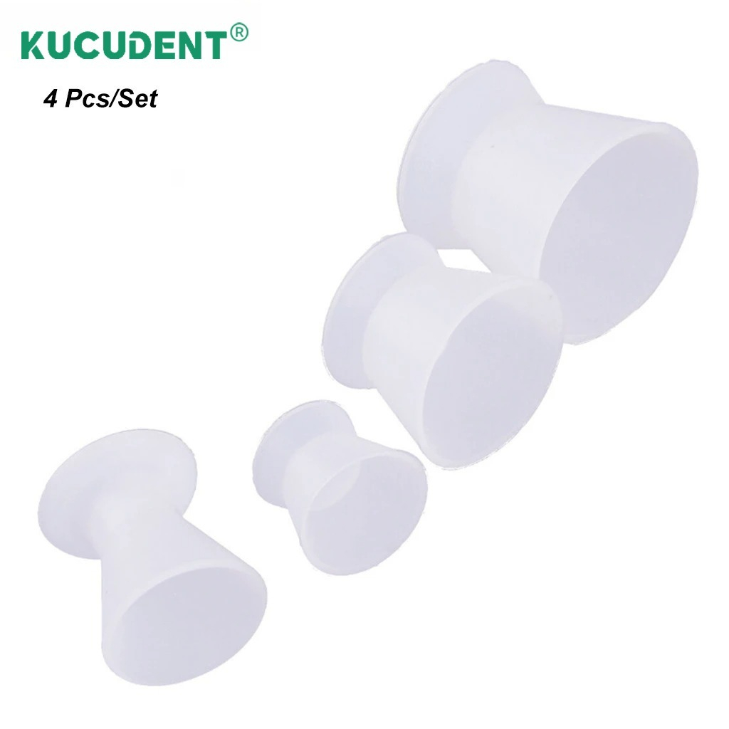 4Pcs/Set Mangkuk Silikon Gigi  - Mixing Cup Silicone ulasan dan harga