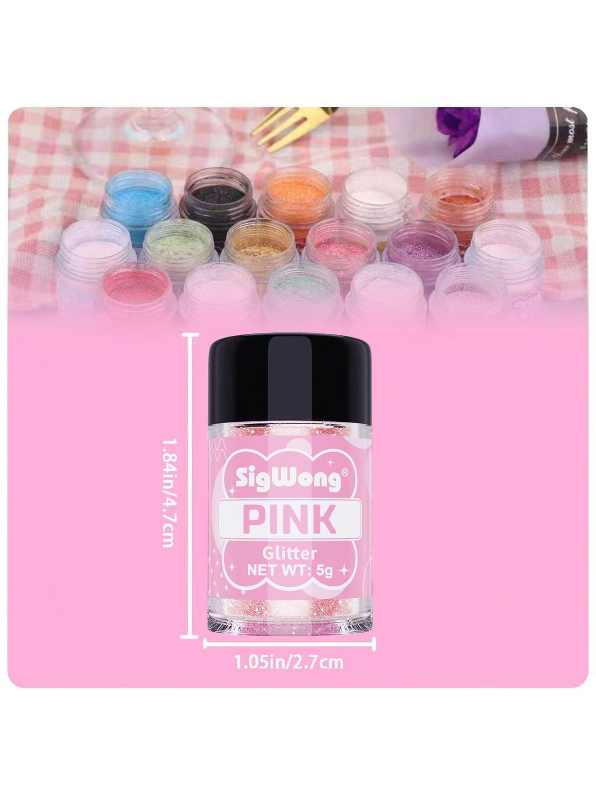Bubuk Glitter, Glitter untuk M - Gold Foil Flakes ulasan dan harga