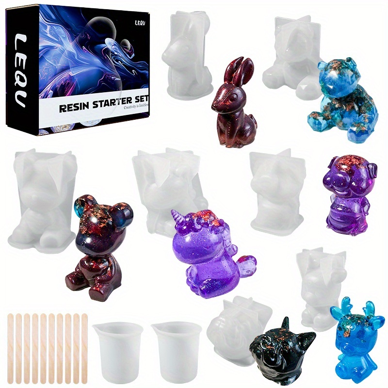 19pcs Set Cetakan Resin, Cocok - Resin Jewelry Kit ulasan dan harga