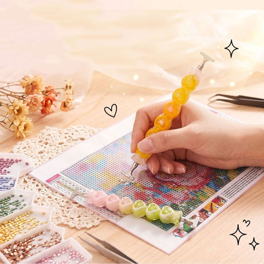 Pena Lukis Berlian Bentuk Hati - Resin Craft Ideas ulasan dan harga