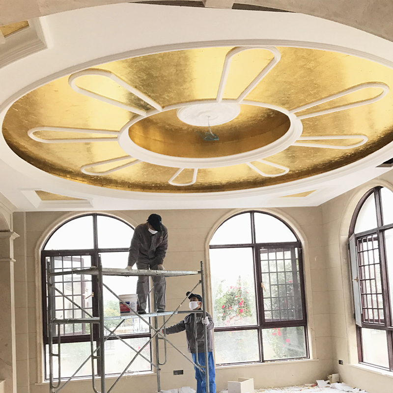 Imitasi Daun Emas Foil Warna L - Gold Foil Flakes ulasan dan harga