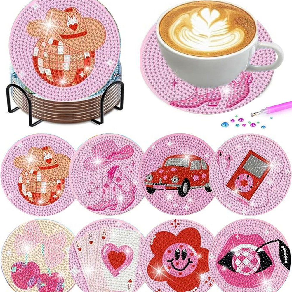 8 Buah/Set Tatakan Gelas untuk - Resin Craft Kit ulasan dan harga