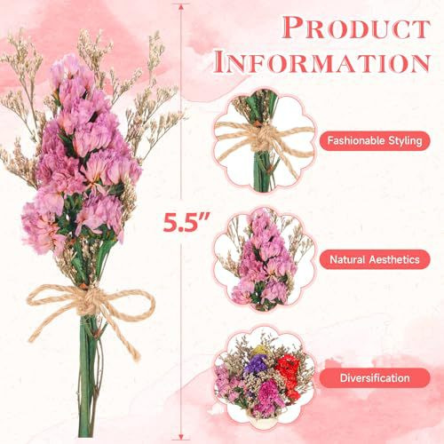 Buket Bunga Kering Mini Alami  - Dried Flower Bulk ulasan dan harga